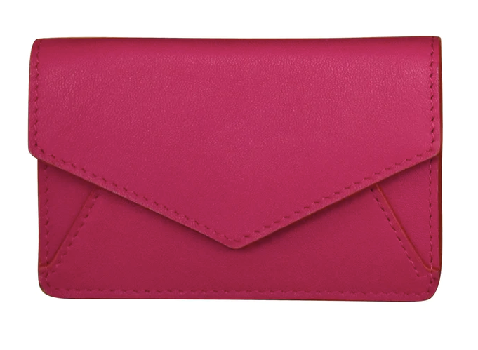 Envelope Business Card Case - Pink/Cherry