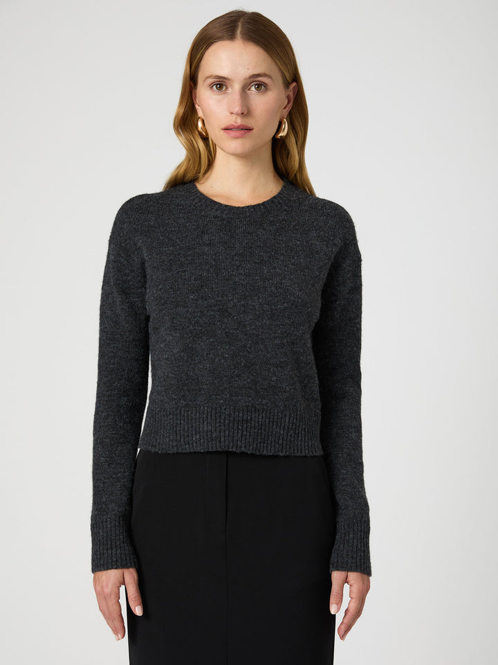 Kesia Crew Neck Cropped Sweater