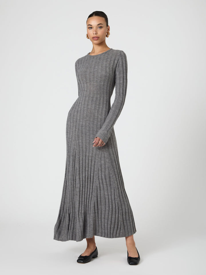 Babysoft Long Sleeve Midi Dress