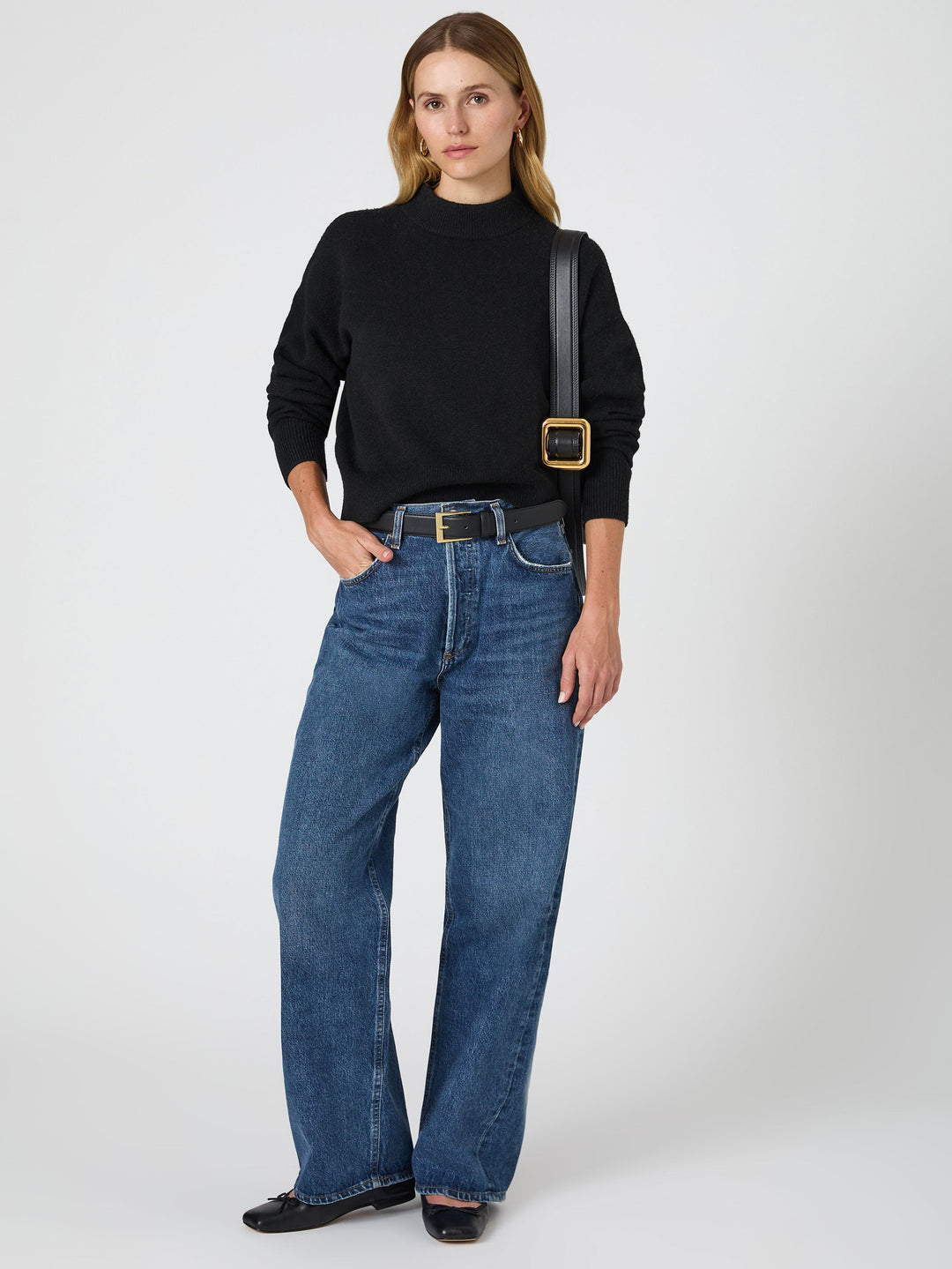 Vhari Mock Neck Sweater