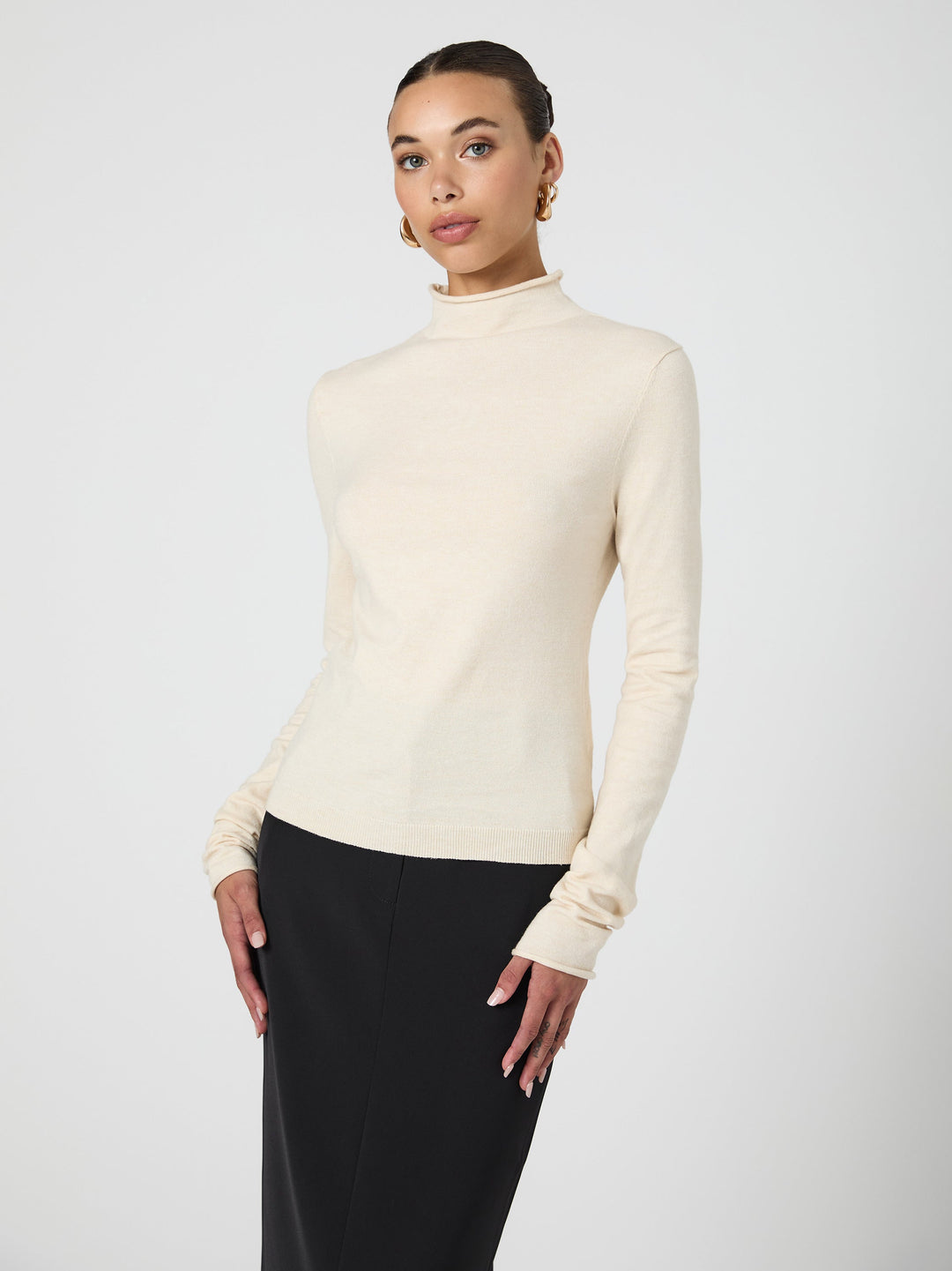 Cosysoft Fitted High Neck Sweater