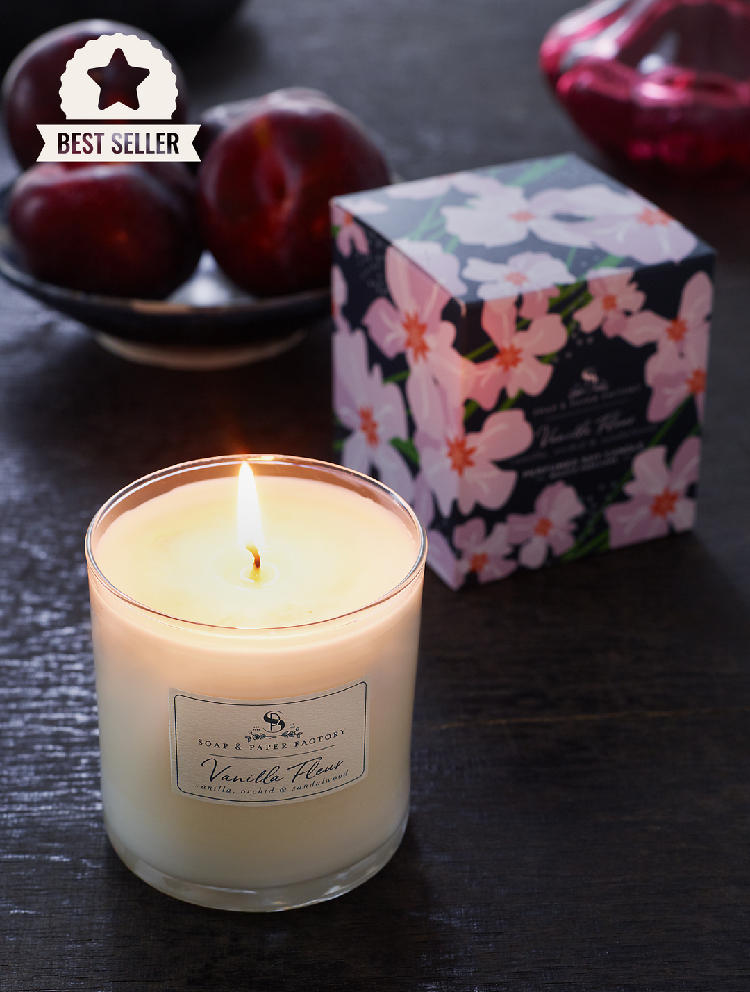 Vanilla Fleur Single-Wick Soy Candle