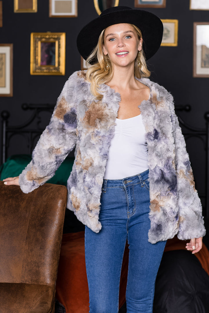 Juliana Faux Fur Jacket