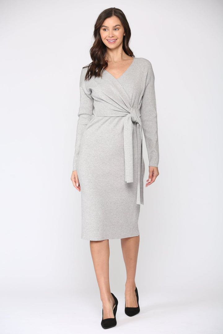 Shay Sweater Wrap Dress