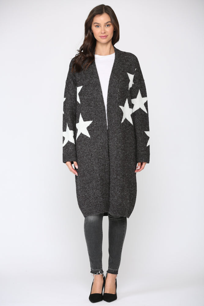 Sancia Knitted Sweater Star Cardigan