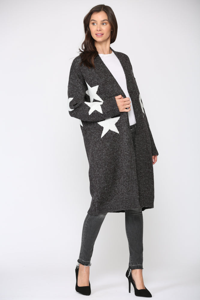 Sancia Knitted Sweater Star Cardigan