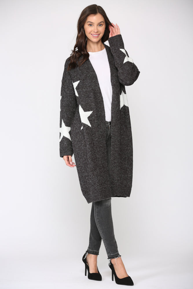 Sancia Knitted Sweater Star Cardigan