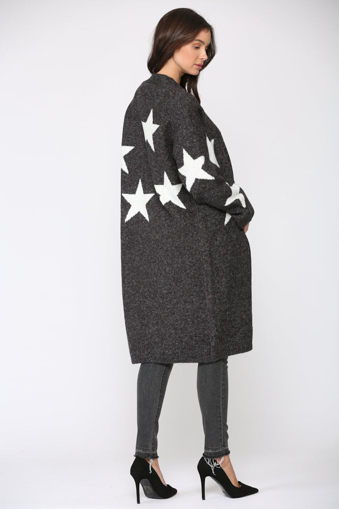 Sancia Knitted Sweater Star Cardigan