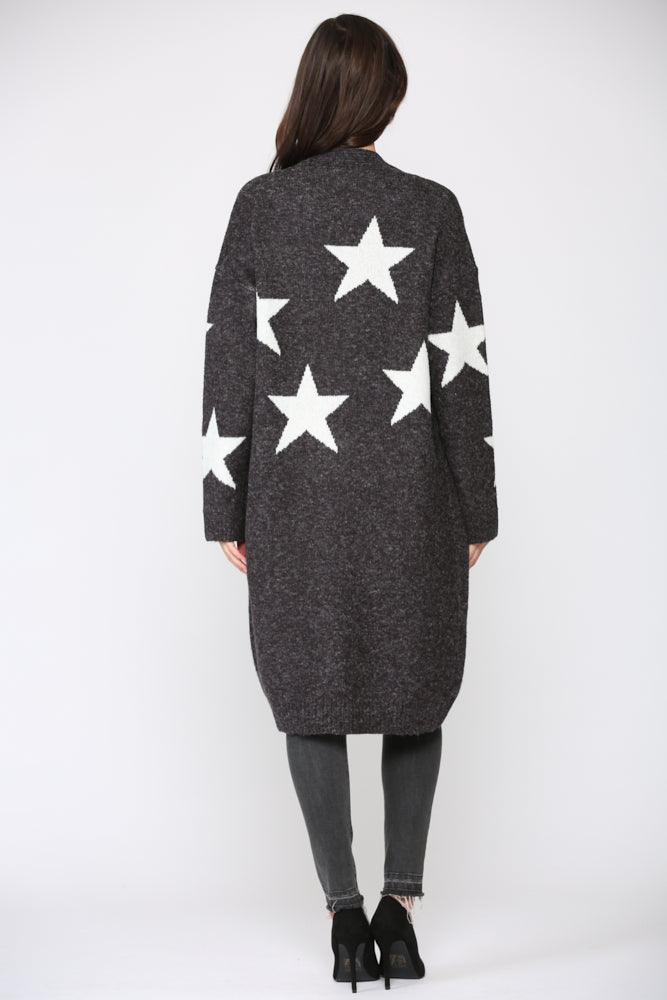 Sancia Knitted Sweater Star Cardigan