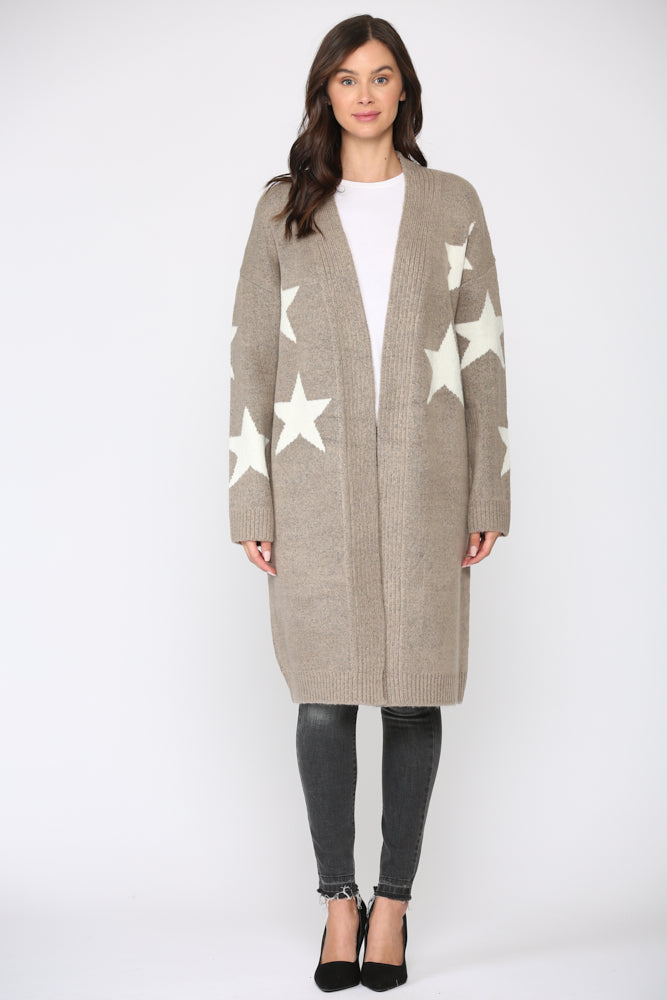 Sancia Knitted Sweater Star Cardigan