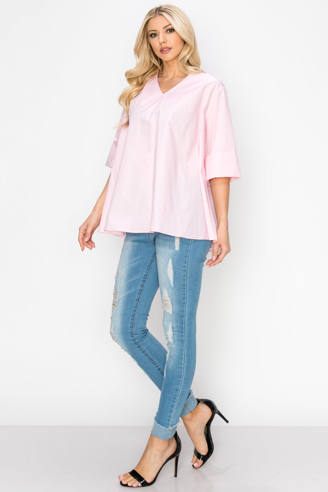 Winslet Cotton Poplin Top