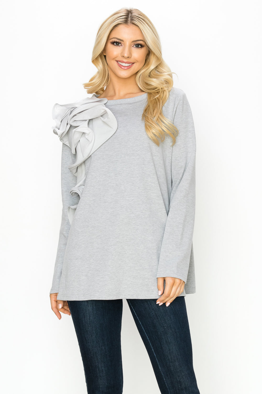 Reisa Pointe Knit Top