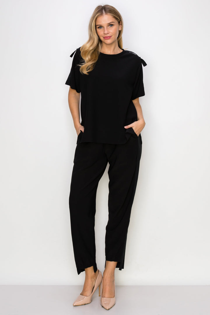 Katie Crepe Knit Pant