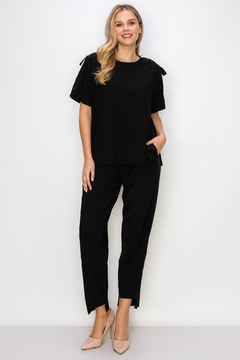 Katie Crepe Knit Pant