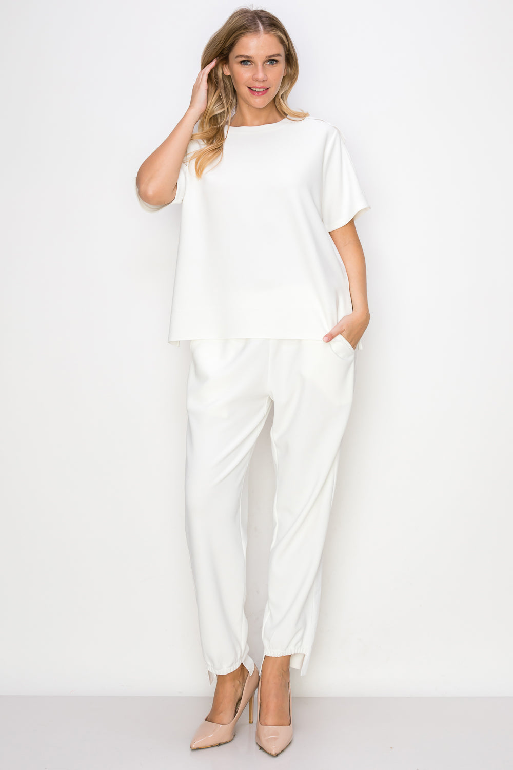 Katie Crepe Knit Pant