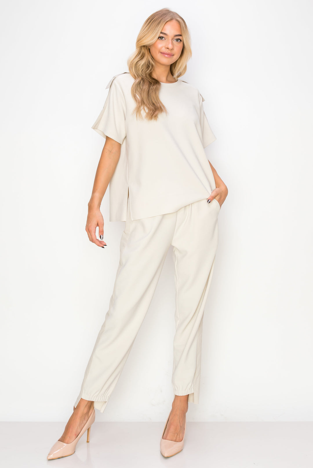 Katie Crepe Knit Pant