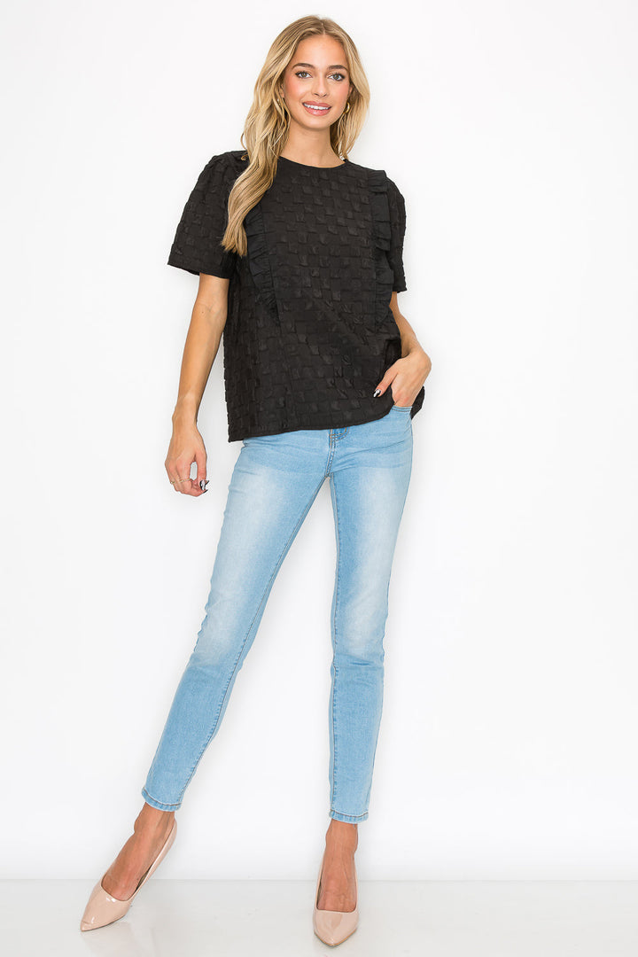 Kimmie Textured Woven Top