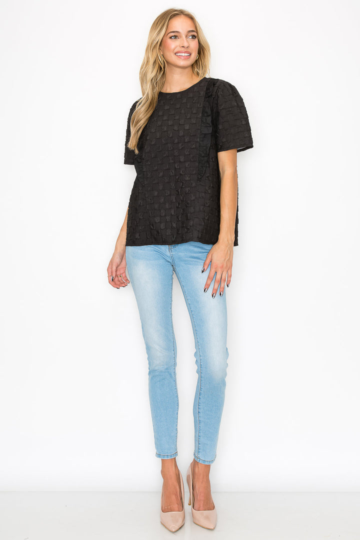 Kimmie Textured Woven Top