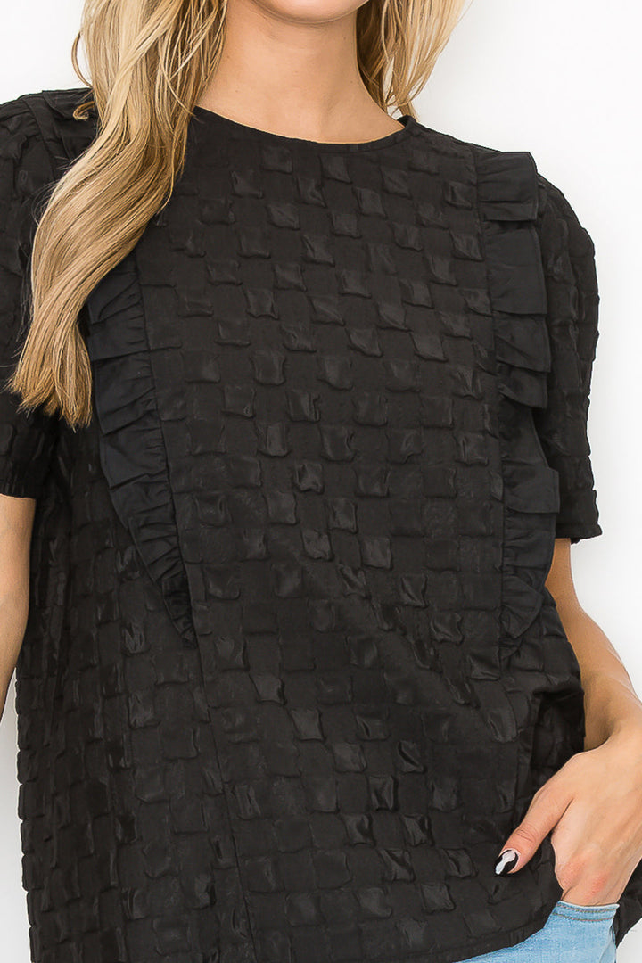 Kimmie Textured Woven Top