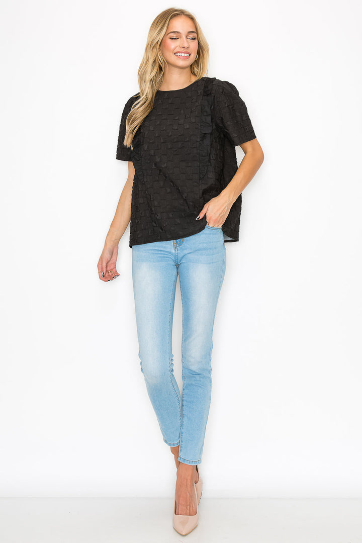 Kimmie Textured Woven Top