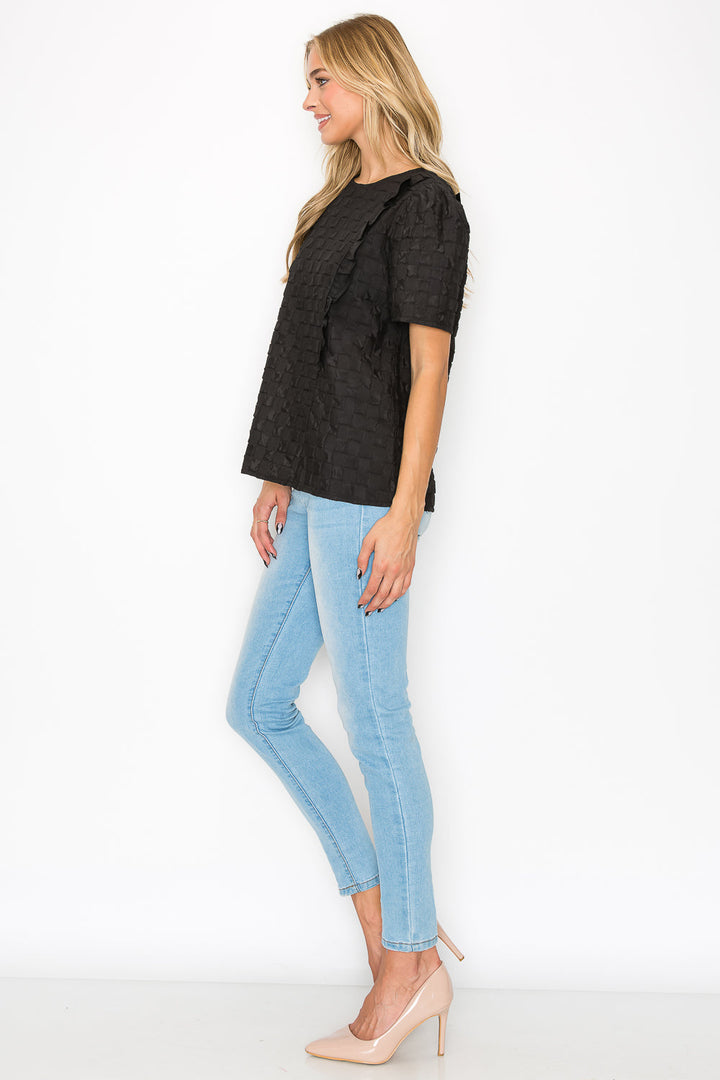 Kimmie Textured Woven Top