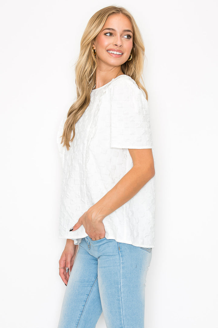 Kimmie Textured Woven Top