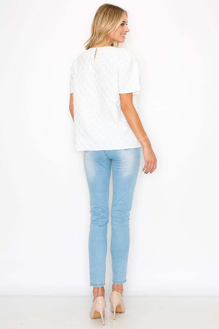 Kimmie Textured Woven Top