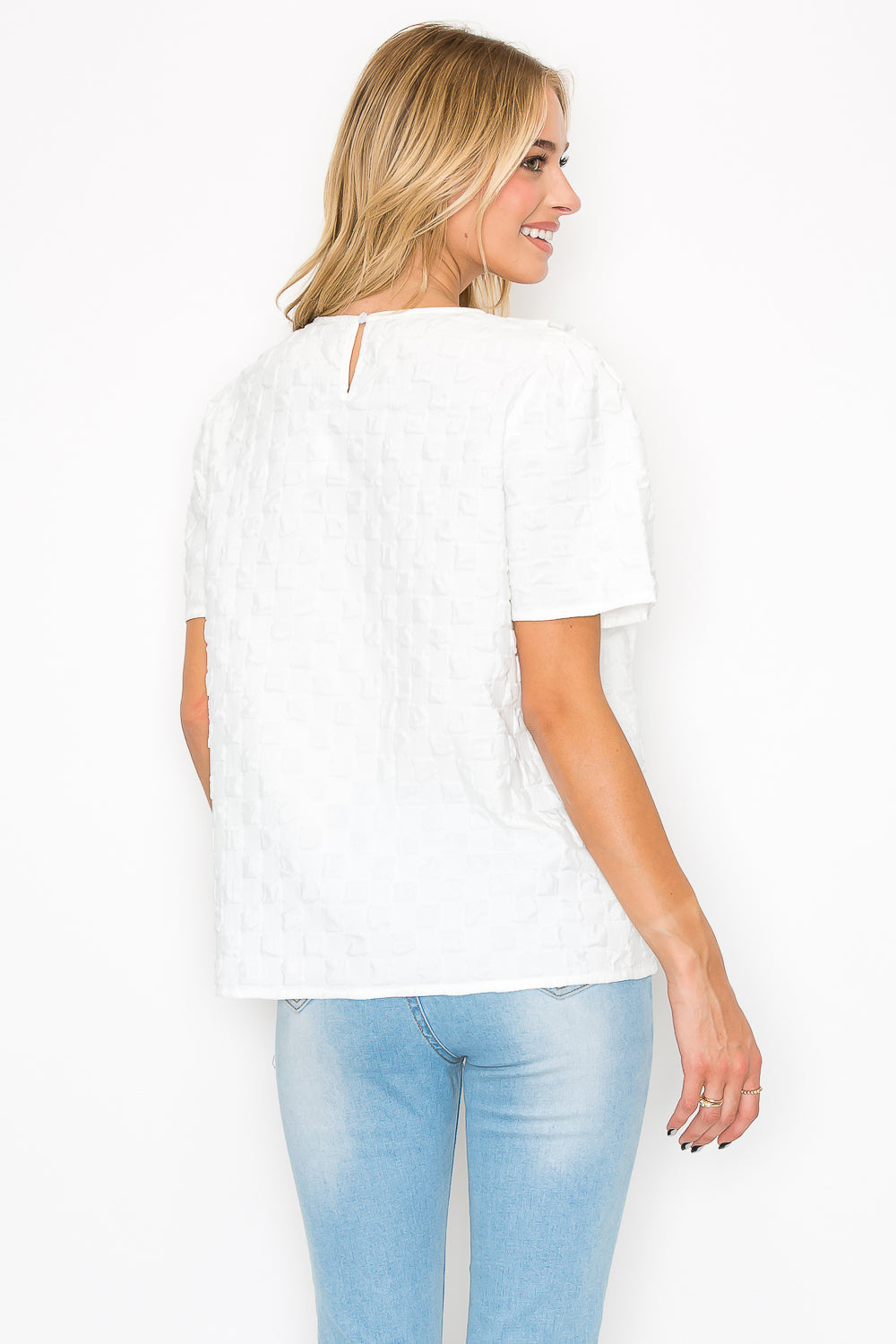 Kimmie Textured Woven Top