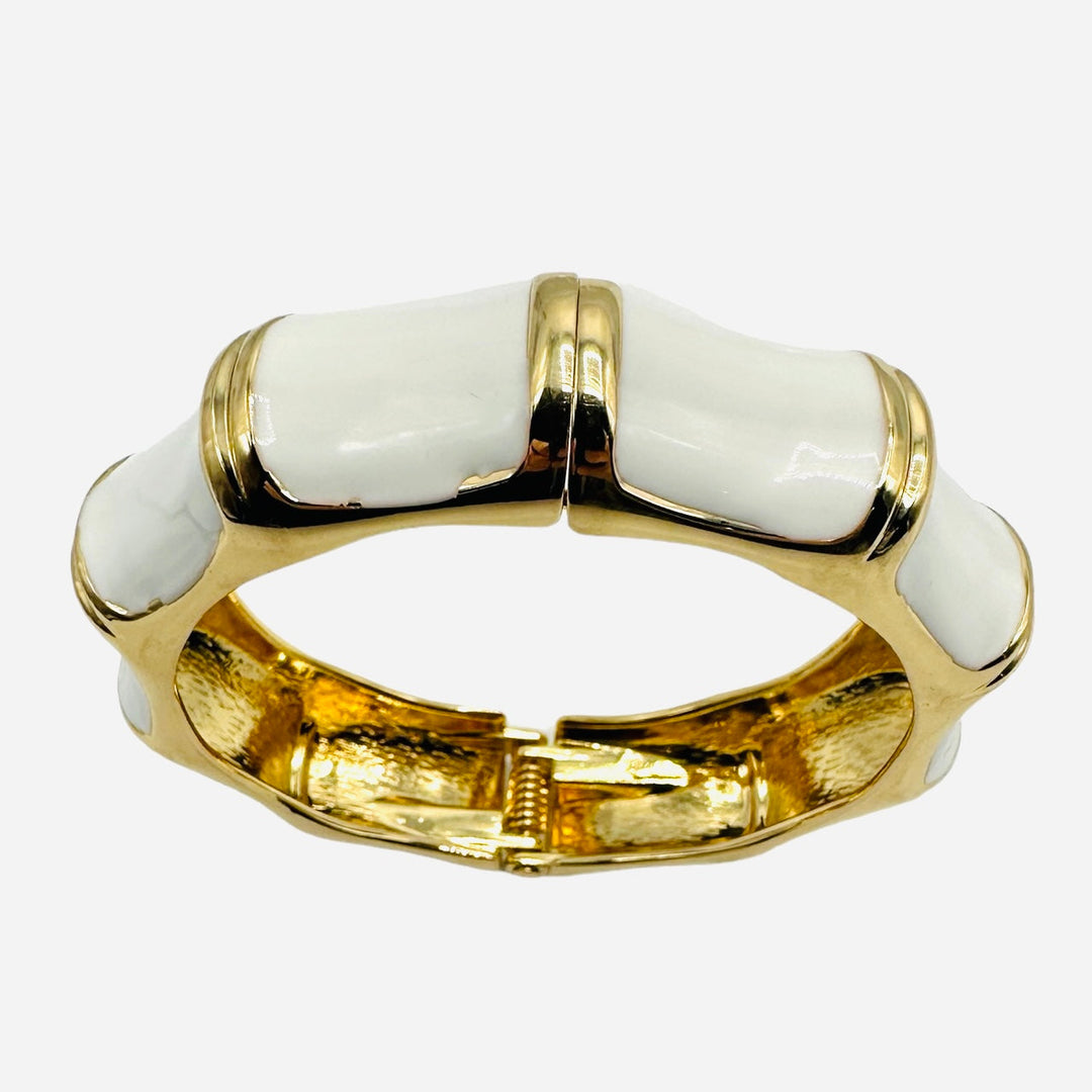 White Bamboo Bracelet