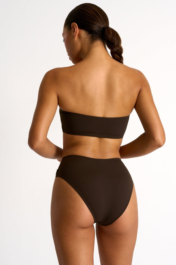 42390-36-770 - High Waist Bikini Bottom 04 / 770 Chocolate