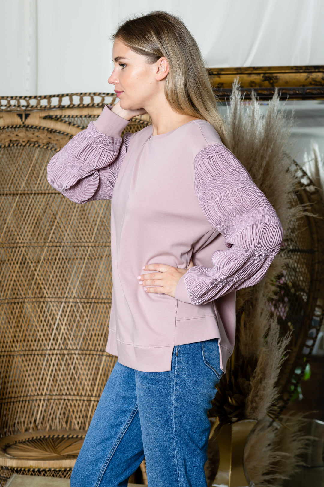 Radana Pointe Knit Top