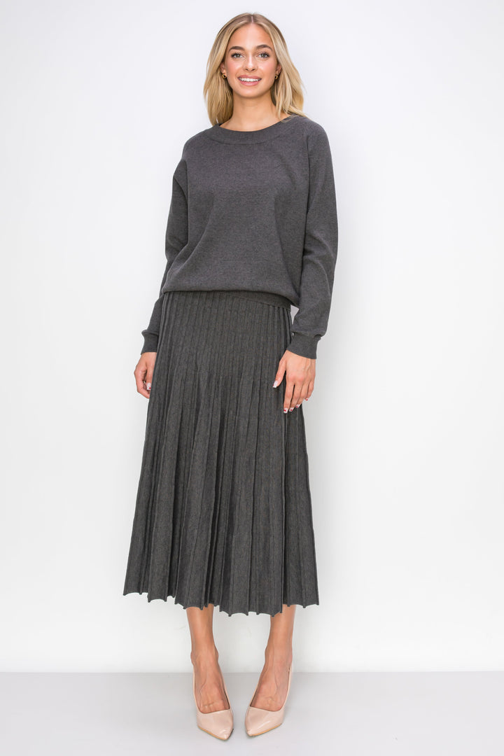 Sanaa Knitted Ribbed Skirt