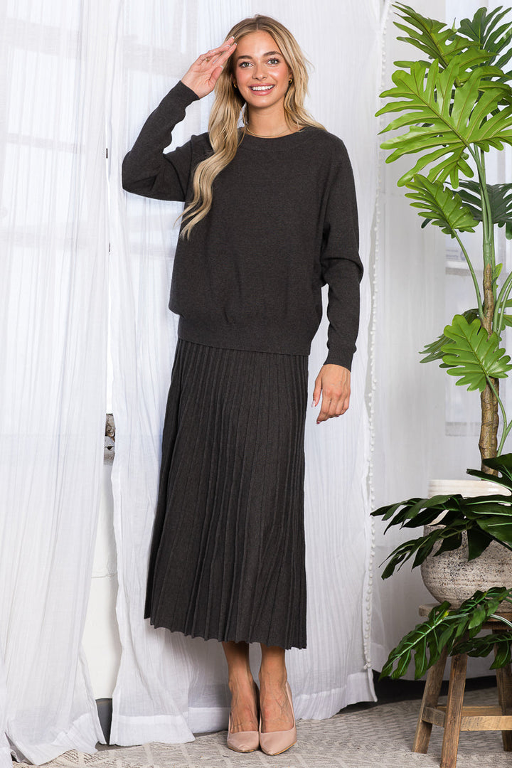 Sanaa Knitted Ribbed Skirt