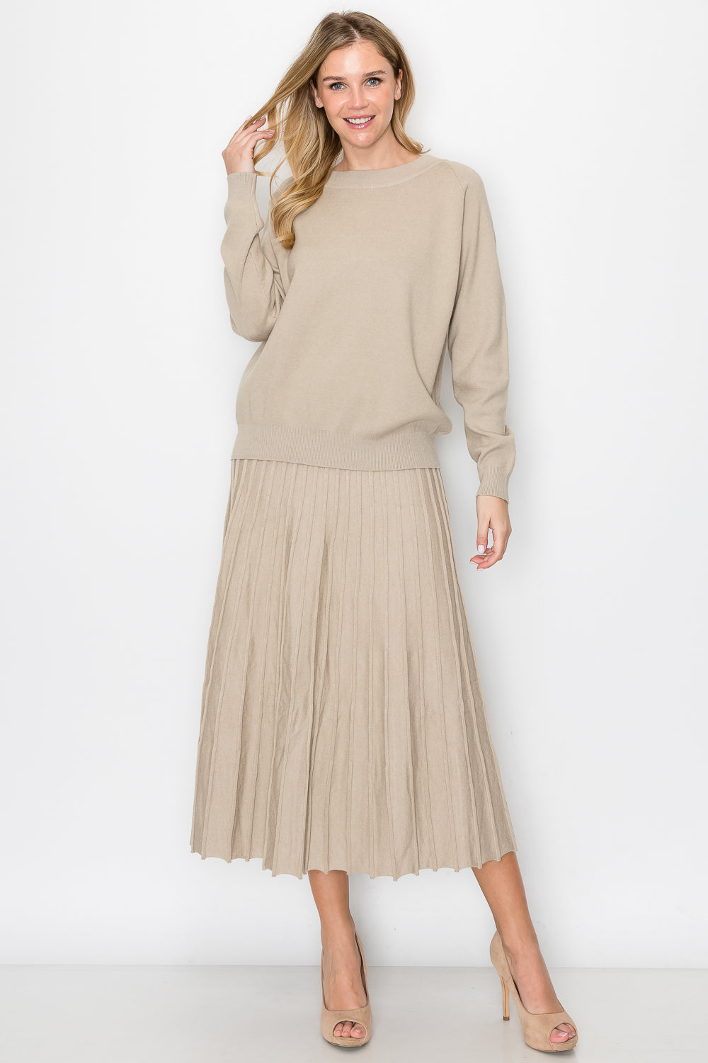 Sanaa Knitted Ribbed Skirt