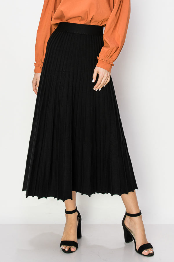 Sanaa Knitted Ribbed Skirt