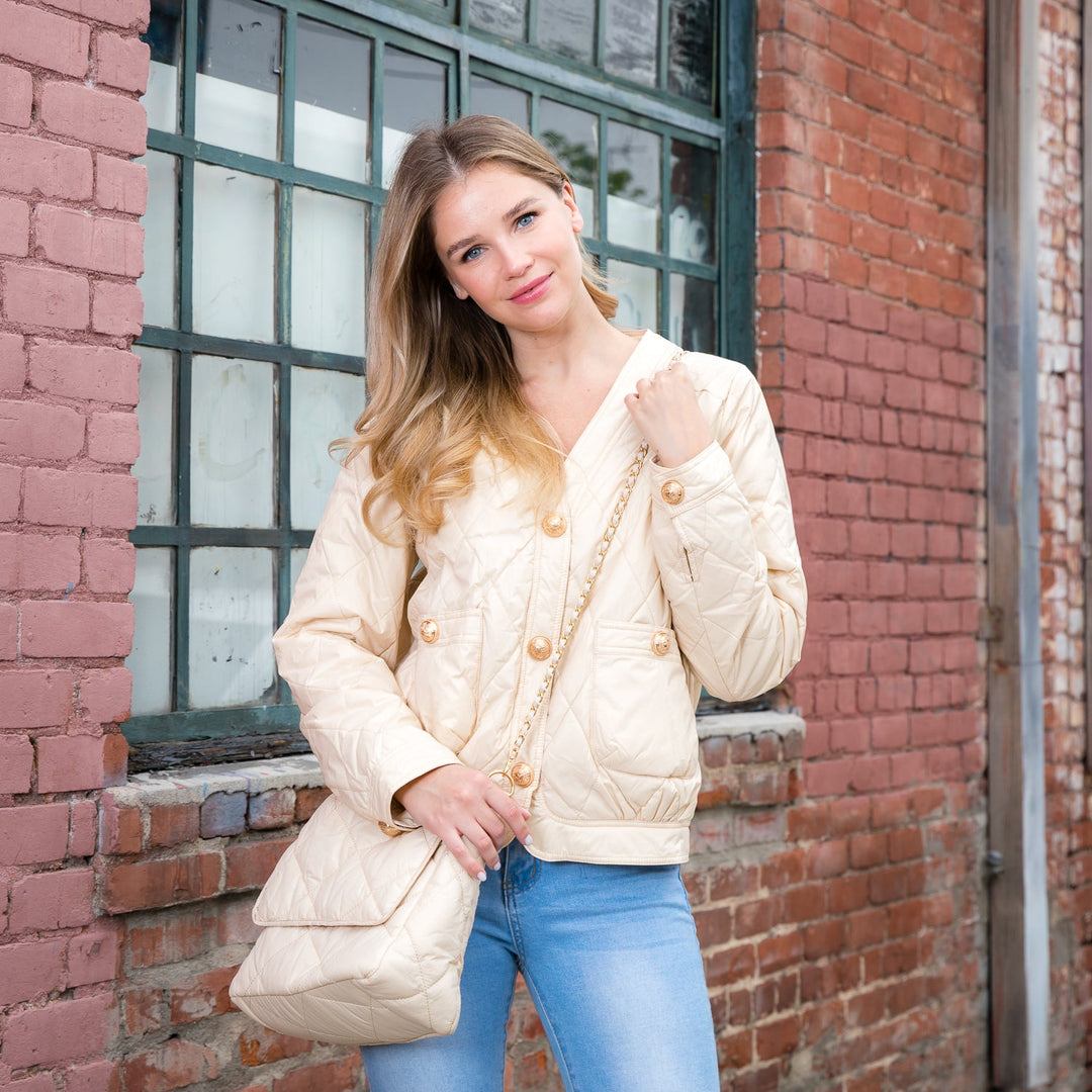 Johya Puffer Jacket & Matching Crossbody Bag