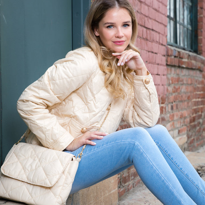 Johya Puffer Jacket & Matching Crossbody Bag