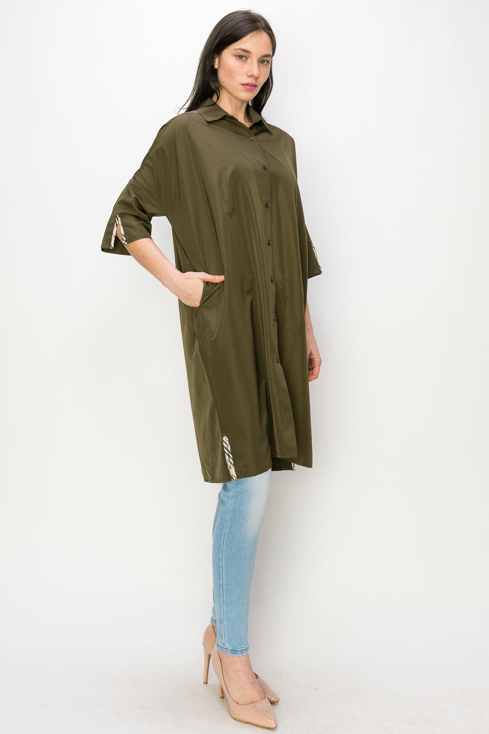 Whitney Woven Tunic Dress