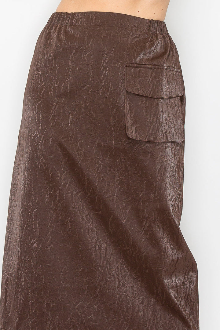 Lori Leather Skirt