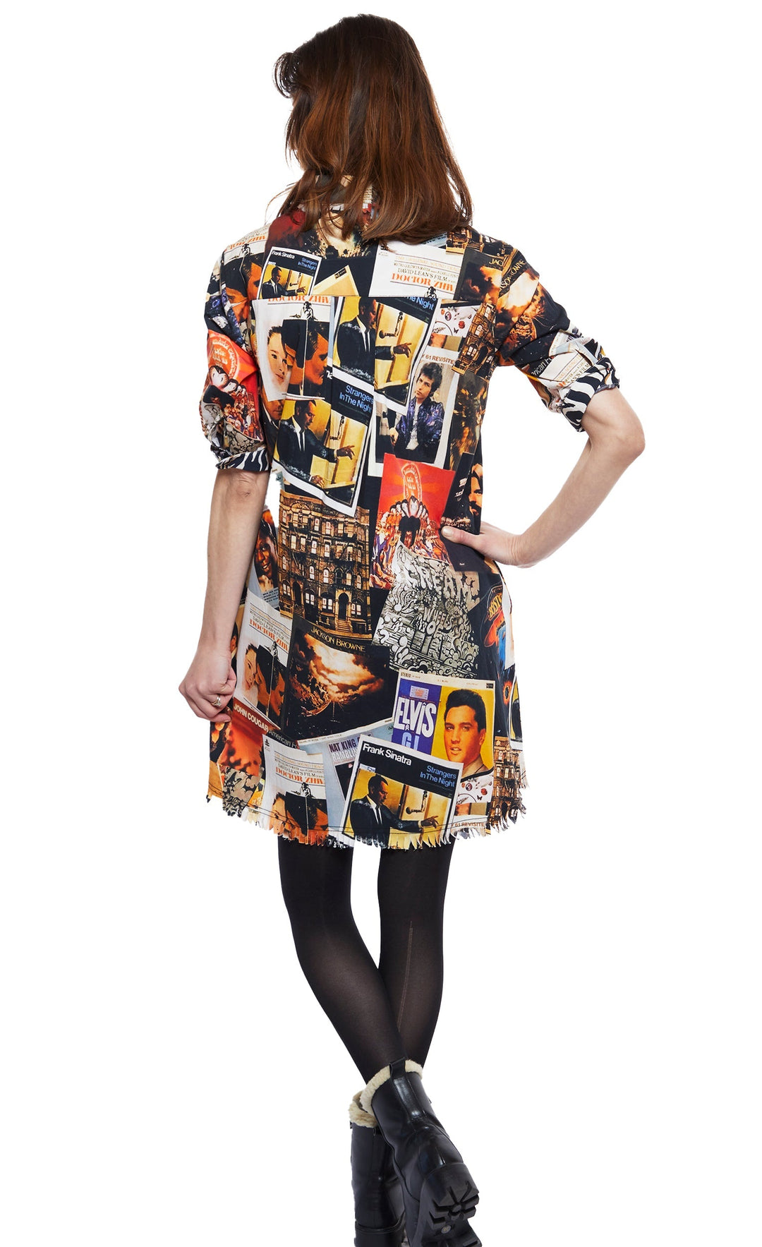 Chatham Dress Rock And Roll Print