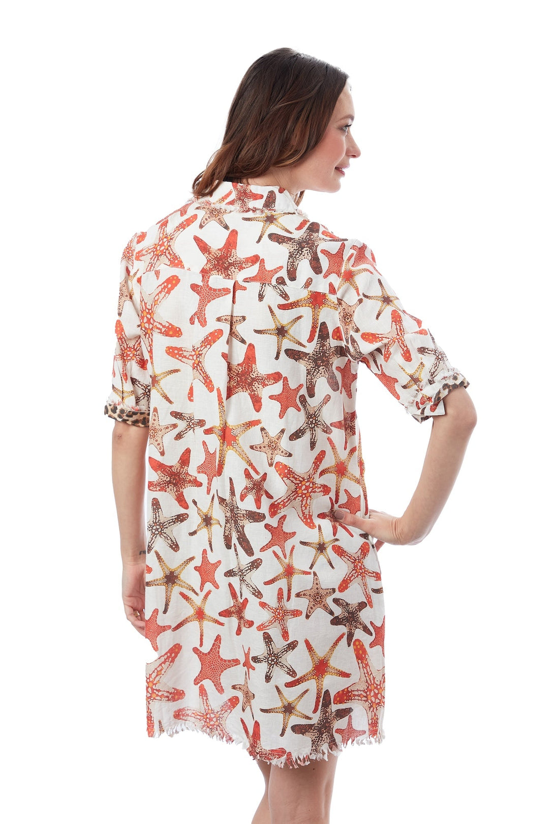 Chatham Dress Starfish Print