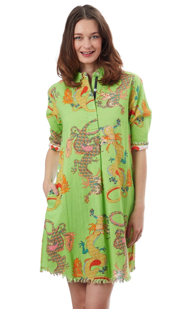 Chatham Dress Green Dragon