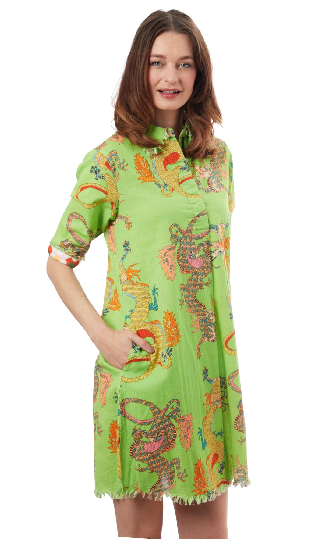 Chatham Dress Green Dragon