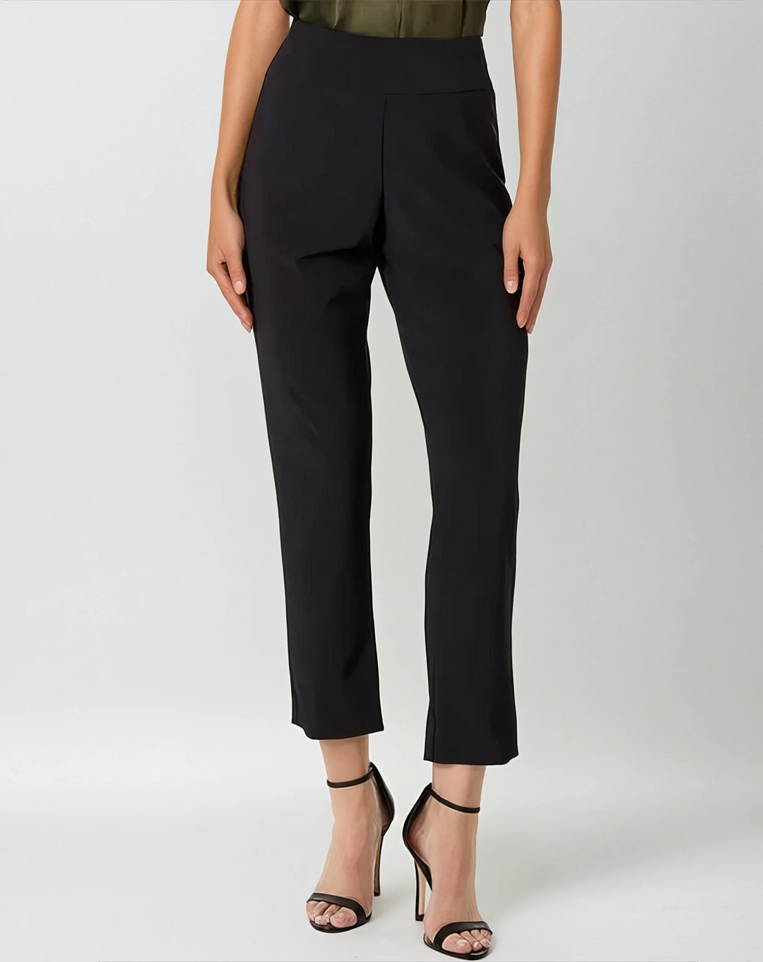 Pull-On Featherweight Ankle Pants - Black