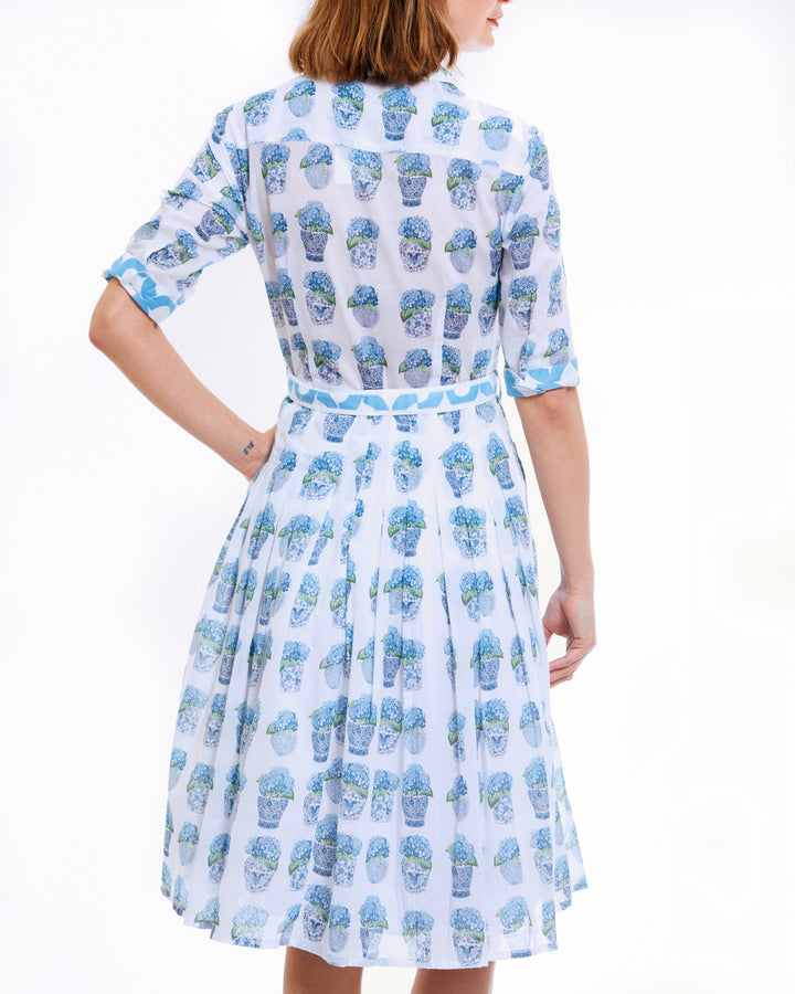 Mrs Maisel Dress Chinoiserie And Hydrangeas