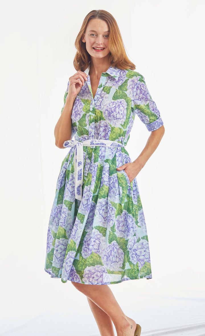 Mrs Maisel Hydrangea Dress Cotton Voile