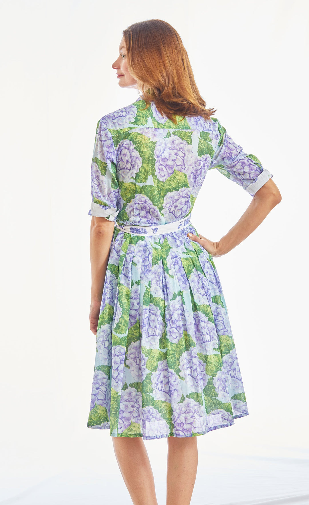 Mrs Maisel Hydrangea Dress Cotton Voile