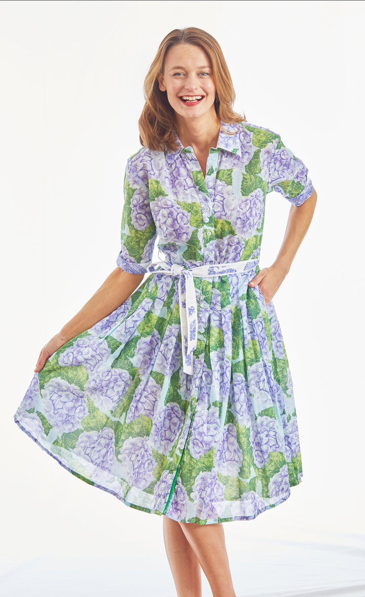 Mrs Maisel Hydrangea Dress Cotton Voile