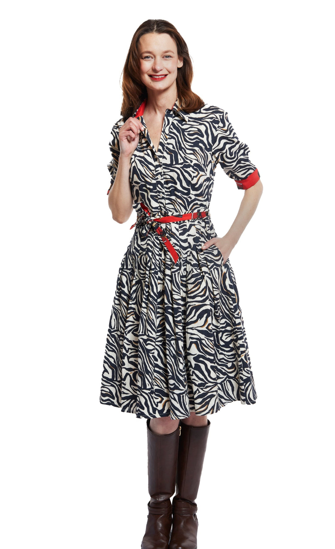 Mrs Maisel Dress Black And White Zebra Print