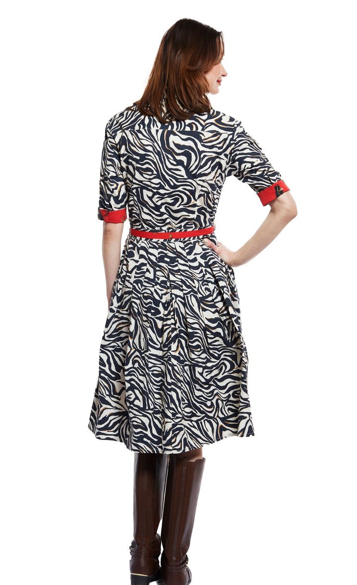 Mrs Maisel Dress Black And White Zebra Print